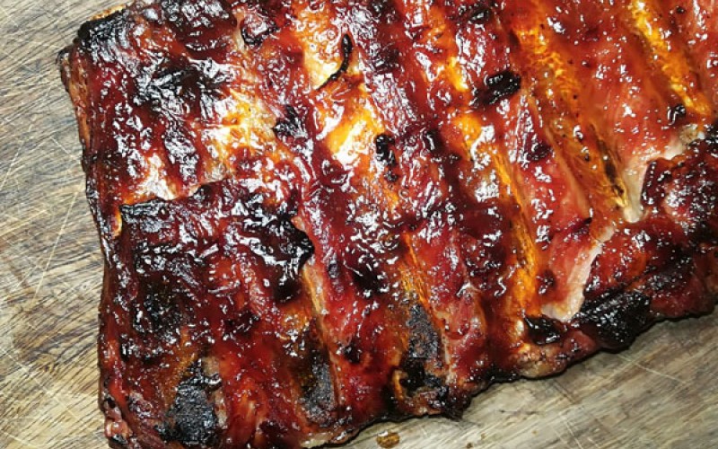 Pechito de cerdo laqueado, una receta Doroni